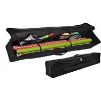 Spetebo Organizer Geschenkpapier Organizer Tasche schwarz - 76 x 13 (Stück, 1 St., Geschenkpapier Tasche), Aufbewahrungstasche mit Tragegriff