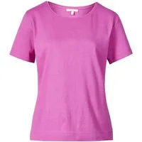 Himalaya Clothing Kurzarmshirt Basic T-Shirt Damen "Alma" mit Rundhalsausschnitt aus Bio-Baumwolle Vielseitiges Shirt mit hohem Tragekomfort