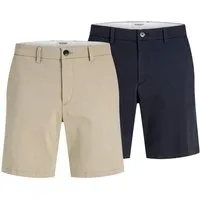 Jack & Jones Chinohose JPSTMARCO DYLAN CHINO SHORTS SRT MP 2PK (Packung, 2-tlg)