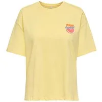 ONLY Kurzarmshirt ONLBOLETTE LIFE S/S TOP BOX CC JRS mit auffälligem Print