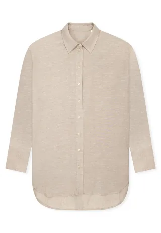 SCHIESSER - Hemd langarm pearl - Gr. - 36