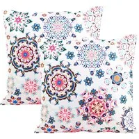 JACK Kissenbezüge JACK 2er Set Motiv Outdoor Kissenhülle 45x45cm Wasserfest, (2 Stück), robust und strapazierfähig, Wasserabweisend, für Innen & Außen
