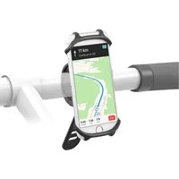 freenet TV Handy-Halterung Universal Handy-Halterung Fahrrad-Halter, (Fahrrad-Lenker Halter Universell auch für eBike Steuerungszugriff)