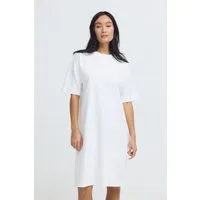 OXMO Minikleid OXNSandy Schlichtes T-Shirt-Kleid mit Rundhals-Ausschnitt