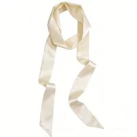 Zaewry Seidenschal Seidiger Satin-Schal,Gürtel, Band, Haar- und Stirnband für Damen, 4 cm x 180 cm,leichter Damen-Schal, alljährig,einfarbiger Schal