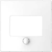 Zentralplatte für Universal Temperaturregler mit Touch-Display Typ MEG5775-6035 weiß (glänzend), Retail