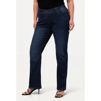 Ulla Popken Funktionshose Jeans Marie Bootcut Komfortbund 5-Pocket-Schnitt
