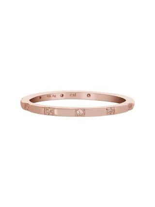cai Ring 925 Silber rosévergoldet mit Zirkonia Stacking