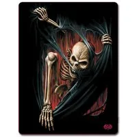 Wohndecke Spiral Fleecedecke Decke "Death Rip" 150x200cm, Spiral