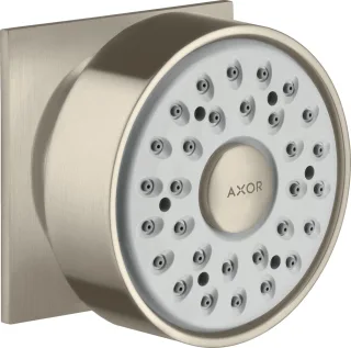 Hansgrohe Seitenbrause Axor eckig brushed nickel 28469820