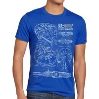 style3 T-Shirt Millennium Falcon star krieg wars imperium der sterne vader