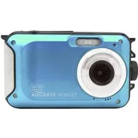 Easypix W3027-I Wave Iceblue Digitalkamera 30 Megapixel Blau-Eisblau inkl. Kompaktkamera (Bildstabilisierung, Full HD Video, Wasserdicht bis 3 m)