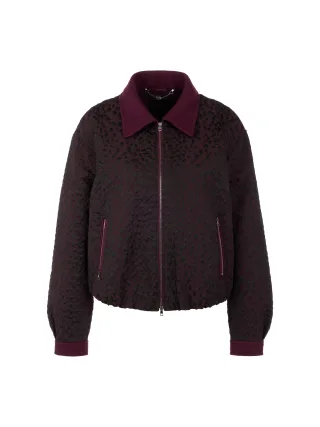 Marc Cain Collections - Jacke mit Strukturmuster winetasting - Gr. - 38