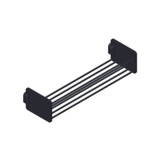 Giese Duschkorb 11226-14 90 x 125 x 426 mm, lang , schwarz matt