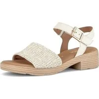 Gabor Pisa Sandalette Blockabsatz, Sommerschuh in Komfortweite H (sehr weit)