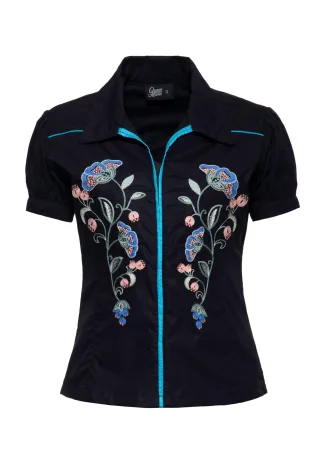 Queen Kerosin Damen Bluse