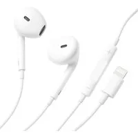 Firelia Firelia EarPods Kopfhörer Lightning-Anschluss In-Ear-Kopfhörer (Headset für iPhone, integriertes Mikrofon, Weiß)