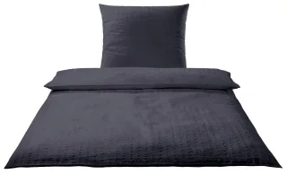 Elegante Bettwäsche "Chelsea" 2 Stk. gewebter Seersucker