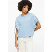 s.Oliver Kurzarmshirt T-Shirt T-Shirt im Relaxed Fit mit regulierbarem Ärmel