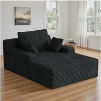 HawthyHome Schlafsofa Cordstoff Relaxsofa mit 2 Kissen, 1 Teile, 172x129x40 cm Bequeme Liegesofa für Wohn- und Schlafzimmer