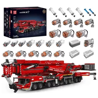 Mould King 17007 17008 Technical Truck Building Block Remote Control Liebherred LTM 11200 Crane Model Kids Christmas Car