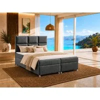 Best for Home Boxspringbett Boxspringbett Trinity K-13 mit Stauraum & 7-Zonen Komfort – modern (Bonell-Matratze, gepolstertes Kopfteil, Doppelbett versch. Größen, 140x200 160x200 180x200 200x200 cm), Handwerksqualität, TOP Preis-Leistungs-Verhältnis