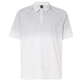 Oakley Kurzarm weiße graue Herren vier Jack -Gradienten -Polo -Hemd 434315 26c