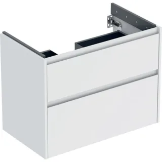 Geberit Renova Plan Unterschrank für Waschtisch, mit zwei Schubladen: 79.4x60.6x44.6cm, 504030001 504030001
