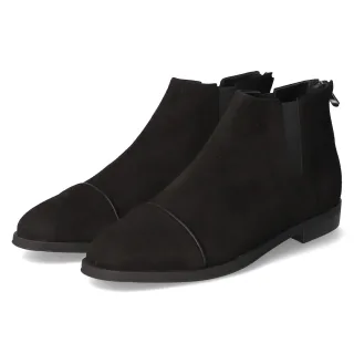 42Plus Ankle Boots  Schwarz - Gr. 42 -  Echt Leder