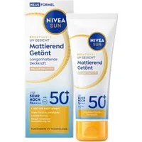 Nivea Sun Sonnenschutzcreme Breathable UV Gesicht mattierend hell LSF 50+ 40ml, 1-tlg.