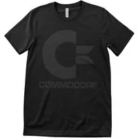 Nintendo T-Shirt Commodore Black Logo T-Shirt