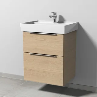 Sanipa 3way Waschtischunterbau zu Villeroy & Boch Collaro Waschtisch mit 2 Auszügen, Eiche-Nordic UM83348