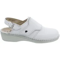 Finn Comfort Finn Comfort Assuan Clog, Nappa (Glattleder), weiss, Klettverschluss u Clog