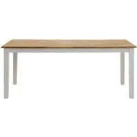 Home affaire Esstisch Samba Holztisch Landhaus Küche, aus massivem Buchenholz, 140 cm oder 180 cm, verlängerbar