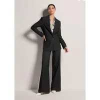 MADELEINE Kurzblazer Eleganter, taillierter Blazer Meliertes Design mit klassischem Reverskragen und Knopfverschluss