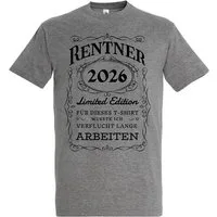 Youth Designz T-Shirt RENTNER 2026 Herren T-Shirt Rente Geschenk mit lustigem Spruch zum Ruhestand