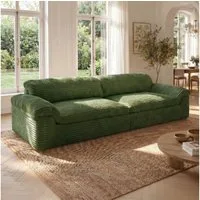 Vesgantti Big-Sofa Vesgantti 260 cm Boneless Sofa, 3-Sitzer Cord Couch aus Vollschaum