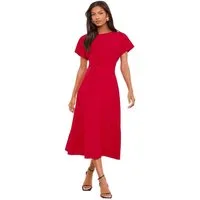 LIPSY Midikleid Lipsy Midikleid mit seitlichem Knoten, Regular (1-tlg)