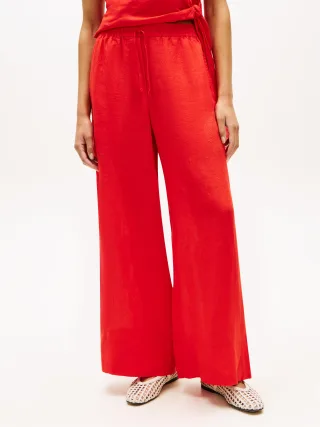 ESS LINEN PULL ON PANTS Fireworks - Gr. - XS