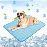 FOUORTUNATE-BEE Hundematte Kühlmatte für Haustiere, selbstkühlend für Hund & Katze, Sommer Kühlmatte für Tiere, für Auto & Outdoor geeignet