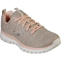 Skechers Graceful - Twisted Fortune Sneaker Freizeitschuh, Halbschuh, Schnürschuh mit Memory Foam