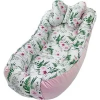 Pamek Bettnestchen Babybett Babynestchen Babynest Kinderbett Kokon zum schlafen Kissen, Sehr weiches material, Füllung 100% antiallergische Silikonkogel.
