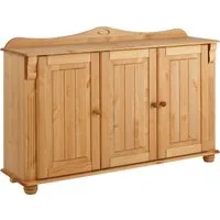 OTTO home Sideboard Adele, Kommode, 3-türig, Breite 130 cm, aus massiver Kiefer, FSC®