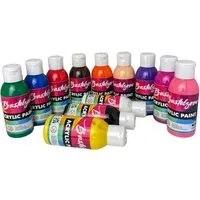 Greenpoint Acrylfarbe Acrylfarben Set 12x100 ml hochpigmentiert starke Deckkraft, 12 Farben je 100 ml, hochpigmentiert, starke Deckkraft, wasserbasiert