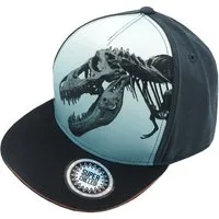 MAXIMO Flat Cap KIDS BOY-Cap T-Rex Skelett snap-back Verschluß (1-St)