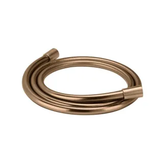 Herzbach LIVING SPA Kunststoff-Brauseschlauch 160 cm 21.935300.1.39 mit Drehkonus, Brauseschlauch 1600 mm, Copper Steel