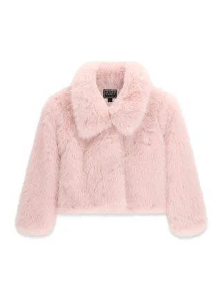 Guess Kids - FAUX FUR LS JACKET ROMANTIC LILAC - Gr. - 10