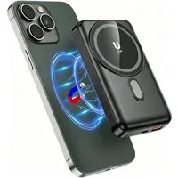 AeroAxis 10000mAh Magnetische Powerbank Wireless Power Bank für iPhone Powerbank 10000 mAh