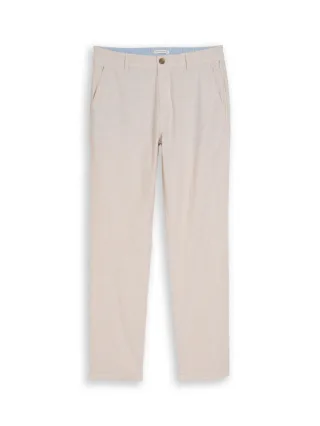 Tom Tailor - Chino Hose mit Leinenanteil beige - Gr. - 32