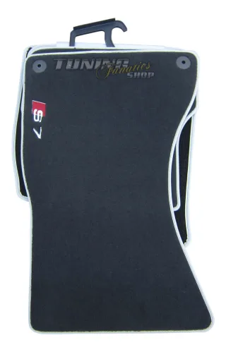 4x Original S7 Velours Textil Premium Fußmatten Matten SET für Audi A7 und S7